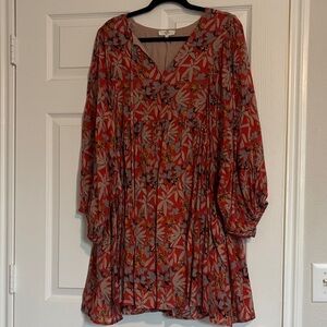 Entro Floral Long Sleeve Dress